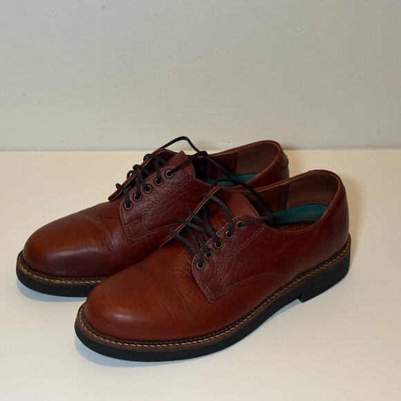 Leather Oxford Shoes, Mens Sz 7.5 main image 4